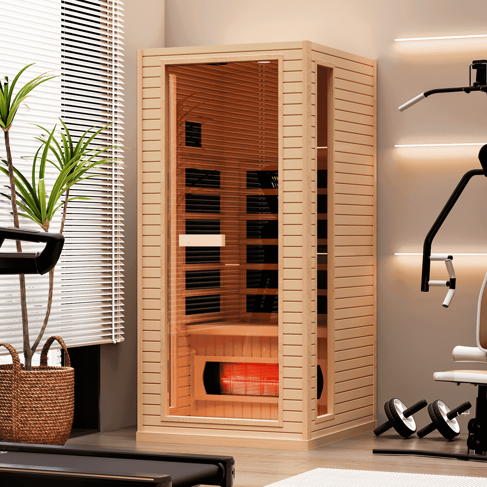 Home Spa Sauna, Low EMF Far Infrared Sauna, Infrared Saunas for Home